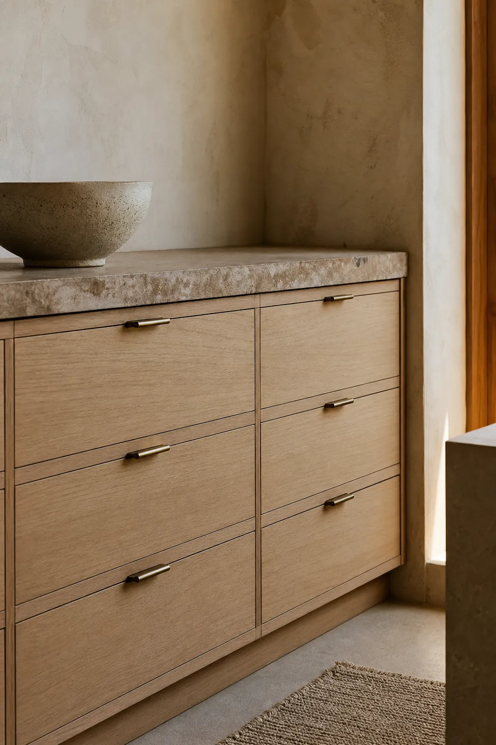 Placeholder for cabinetry detail photograph.