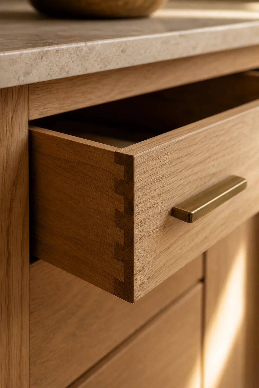 Placeholder for interior finish work photograph.
